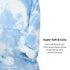 Ultra-soft Sherpa Hoodie-Decke mit Ärmeln & Tasche